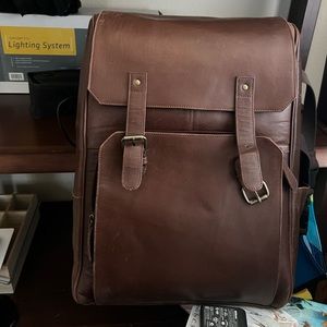 Genuine leather camera bag